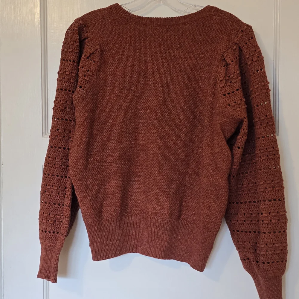 Madewell Cotton/ Wool Sweater Sleeve Detail - Picture 5 of 5